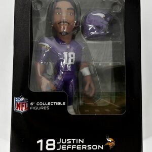 NFL Game Changers Series 4 Justin Jefferson 18 Vikings 6" Collectible Figure 048